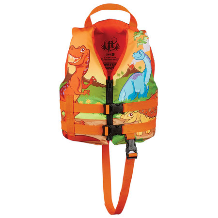 FULL THROTTLE Full Throttle 104300-200-001-15 Child Water Buddies Vest - Dinosaur 104300-200-001-15